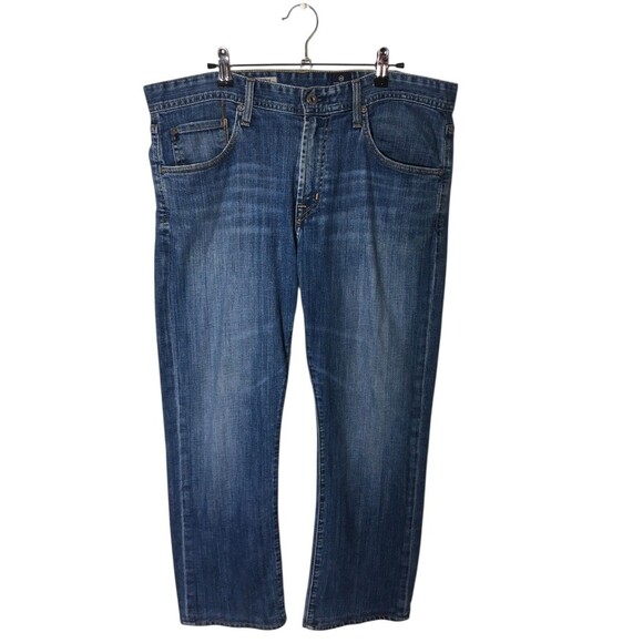 Adriano Goldschmied Jeans Men's Size 34 x 34 Blue The Protege Straight Leg - Picture 1 of 10